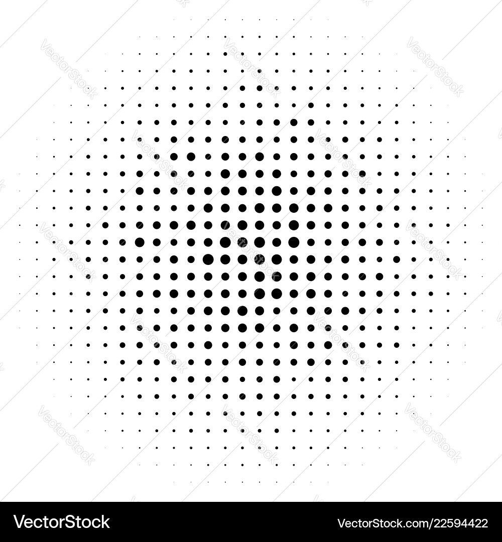Halftone Dots Pattern vector image