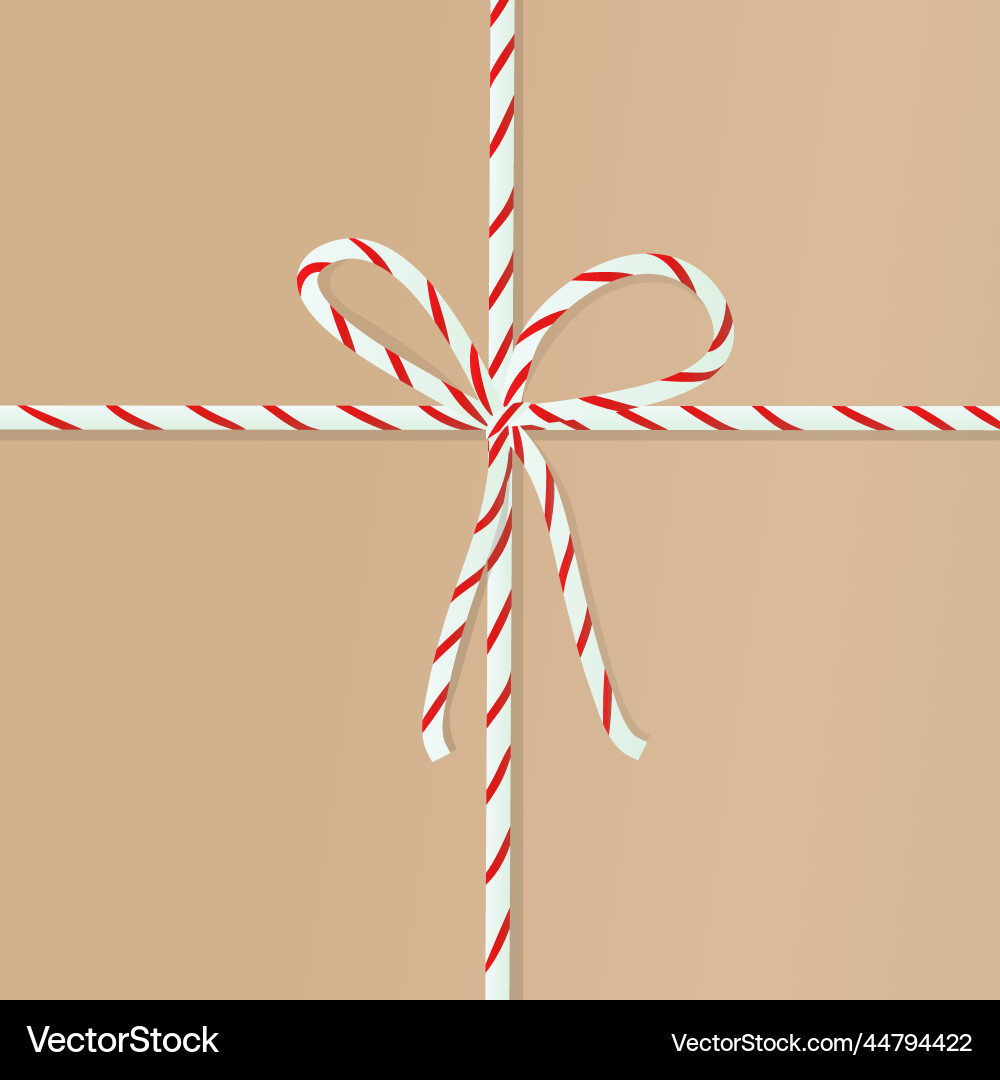 String bow isolated on transparent background Vector Image
