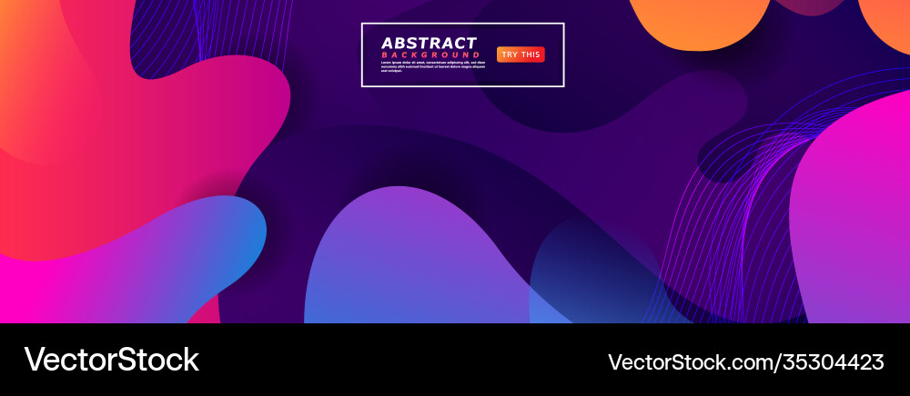 Abstract colorful background design with dynamic Vector Image