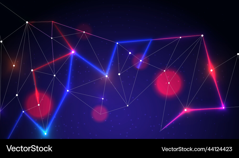 Abstract technology background with network line Abstract technology background with network line vector image