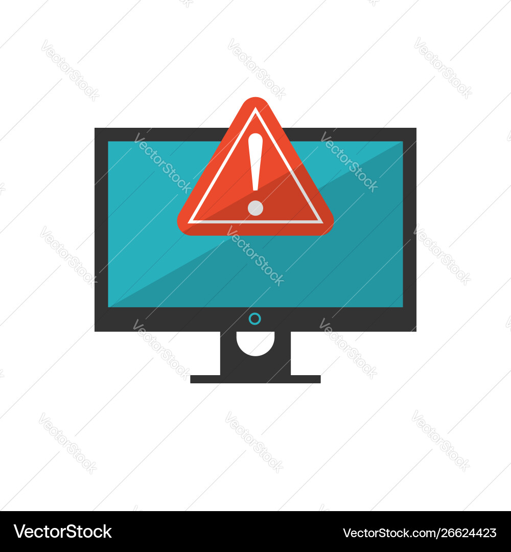 Application error isolated on white background Application error isolated on white background vector image
