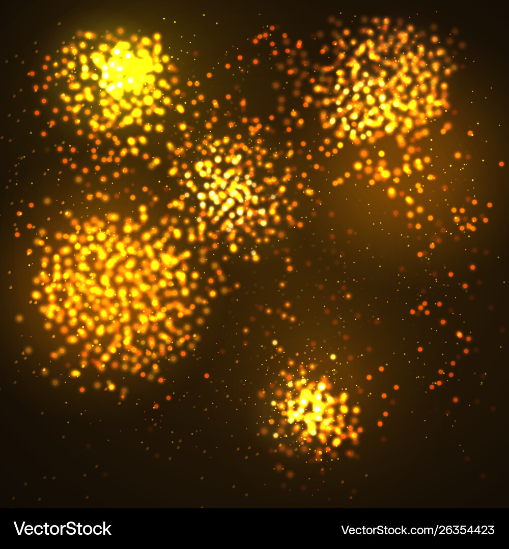 Bokeh lights background vector image