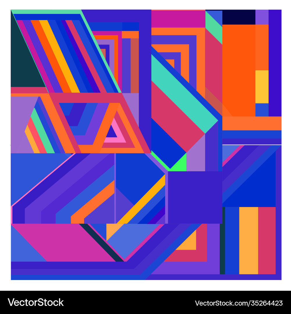 Colorful geometric and curve background pattern Colorful geometric and curve background pattern Vector Image