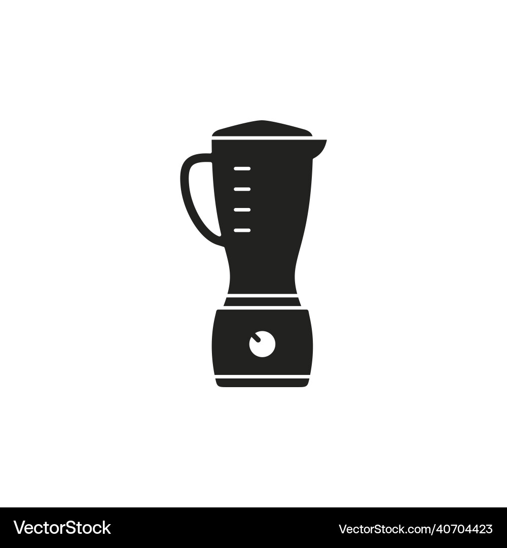 Food processor blender icon isolated simple Vector Image