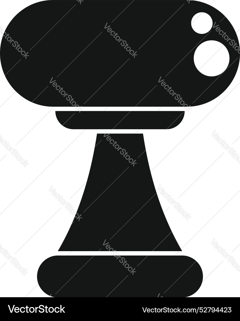 Modern web camera pointing forward simple icon Modern web camera pointing forward simple icon vector image