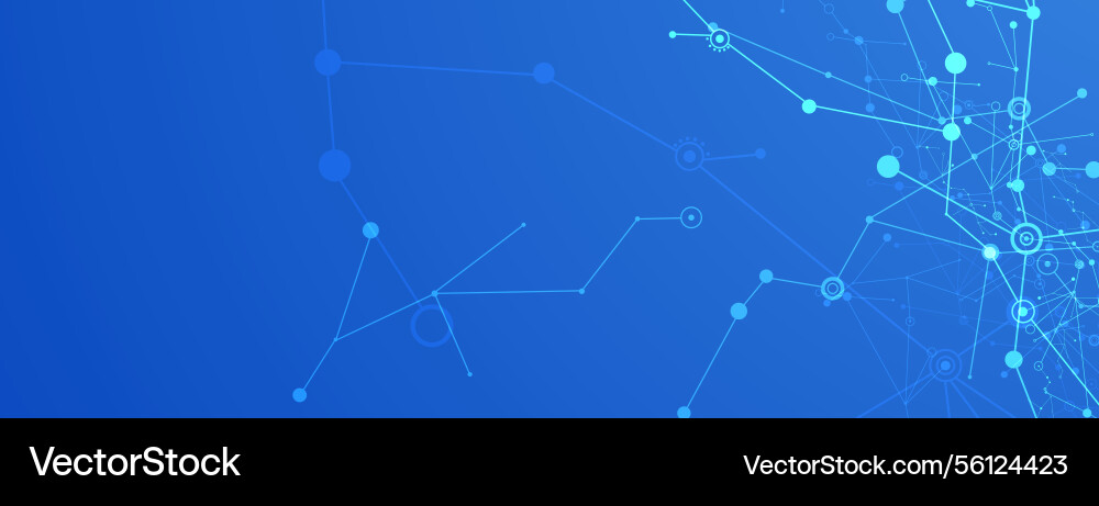 Neural network and data science technology Neural network and data science technology vector image