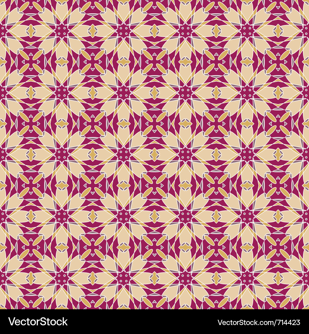 Retro pattern background vector image