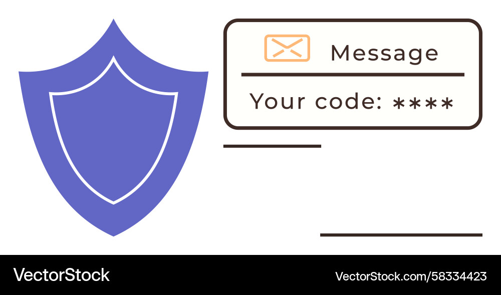 Two-Factor Authentication Security Vector Image