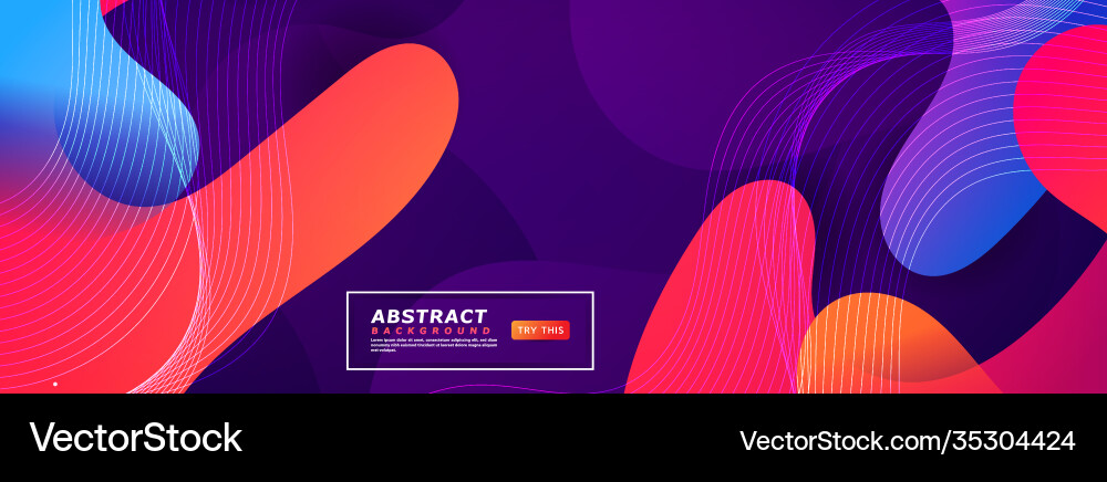 Abstract colorful background design with dynamic vector image