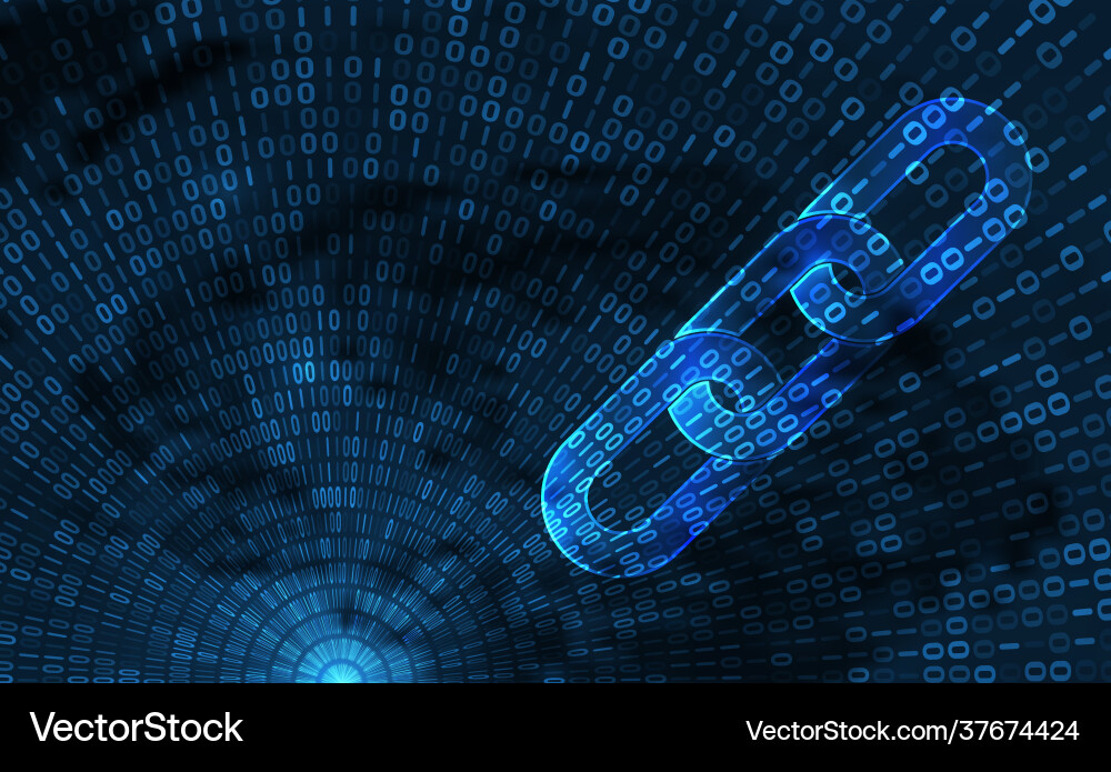 Abstract digital code visualization Abstract digital code visualization vector image