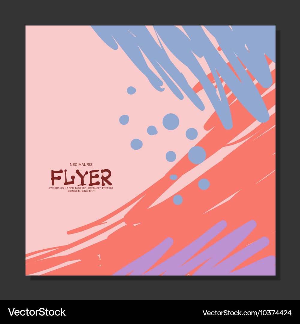 Abstract flyer with space for text it can be used Vector Image