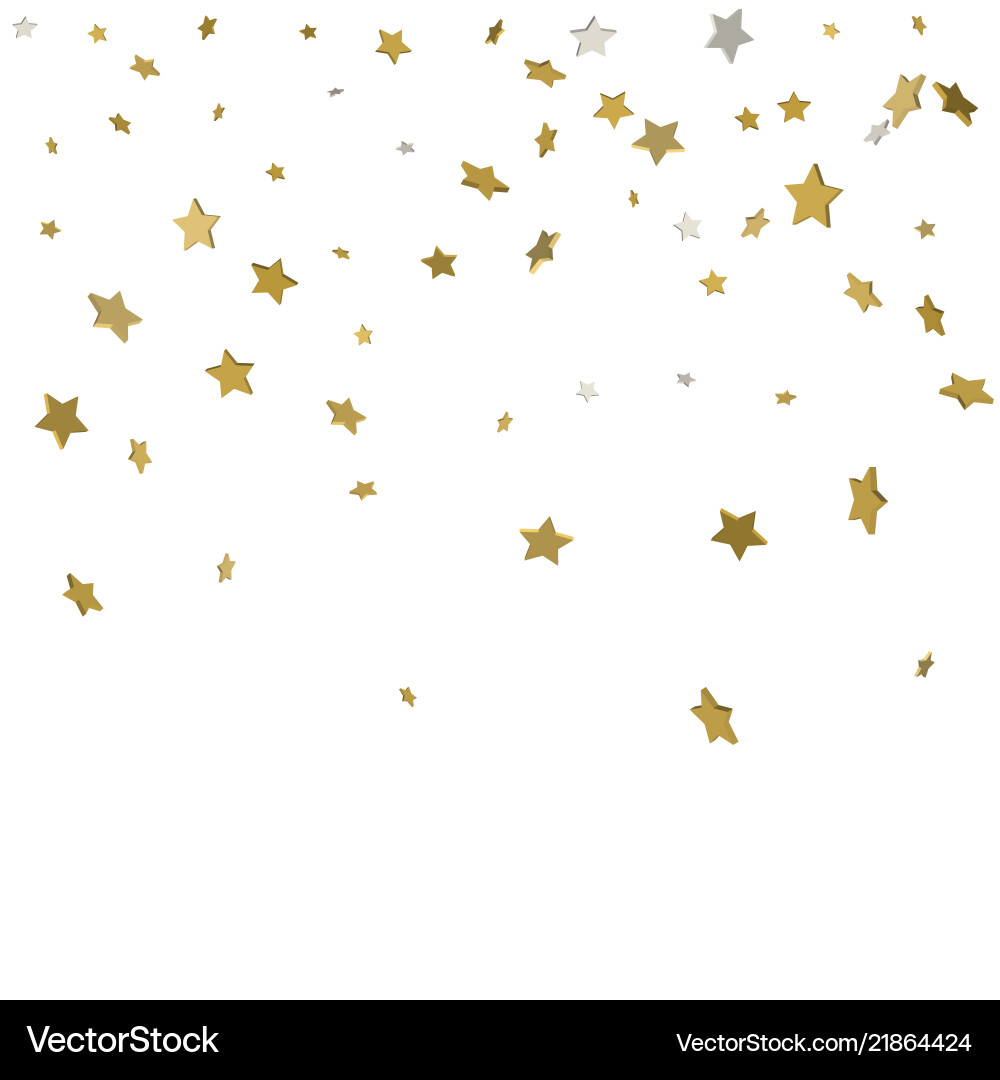 Abstract pattern of random falling gold stars Abstract pattern of random falling gold stars vector image