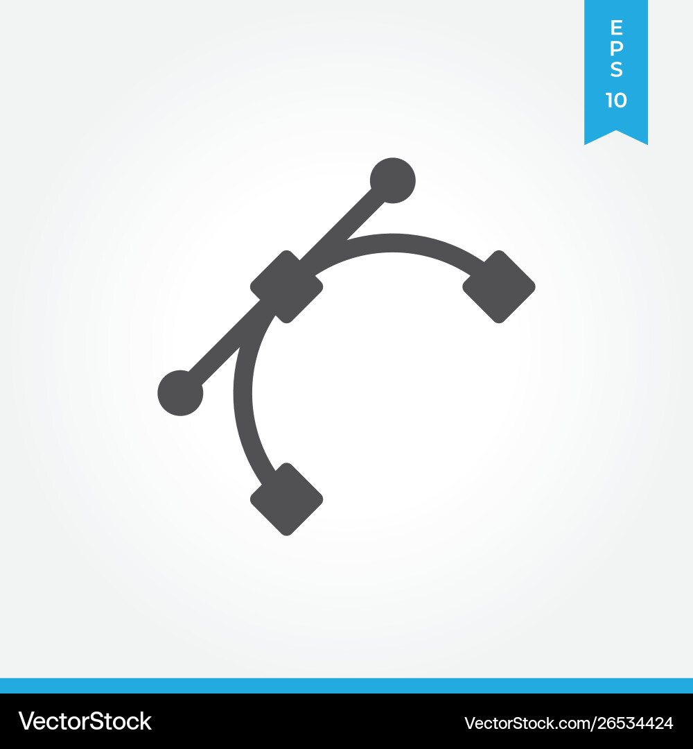 Curve icon simple sign for web site and mobile app Curve icon simple sign for web site and mobile app Vector Image
