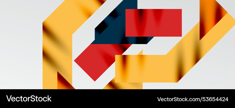 Dynamic lines and triangles Vector Image