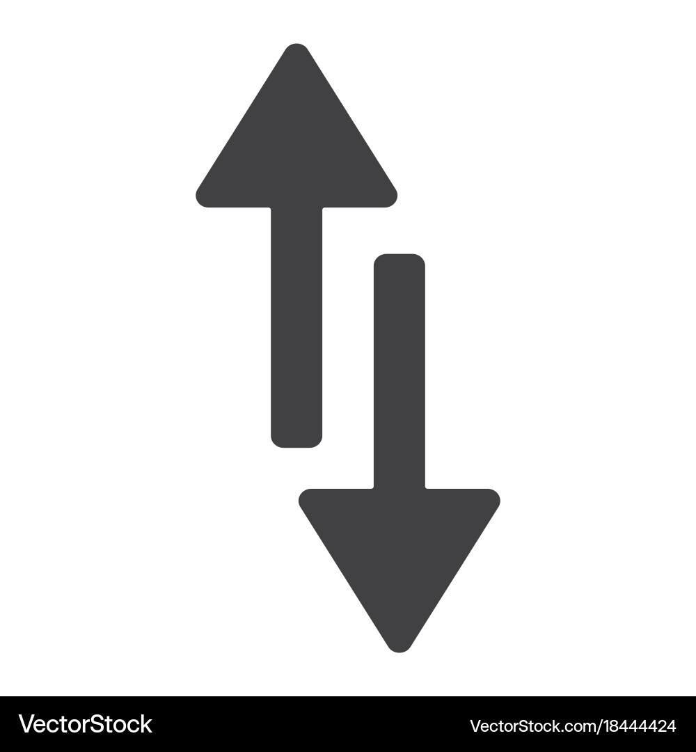 Mobile data glyph icon web and Vector Image