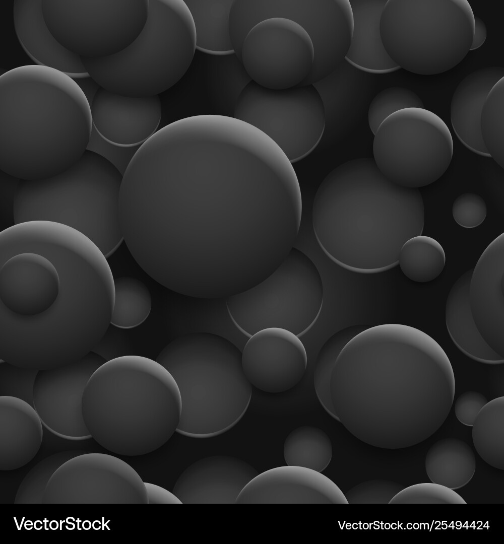 Seamless pattern holes and circles with shadows Vector Image