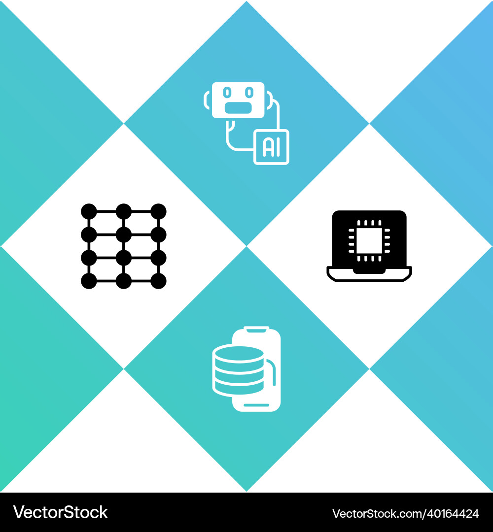 Set neural network cloud technology data transfer Set neural network cloud technology data transfer Vector Image