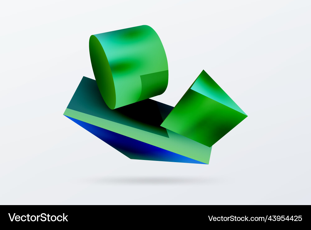 3d abstract background shapes triangle 3d abstract background shapes triangle vector image