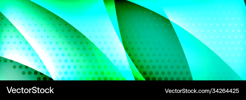 Fluid gradient neon color waves abstract Fluid gradient neon color waves abstract vector image
