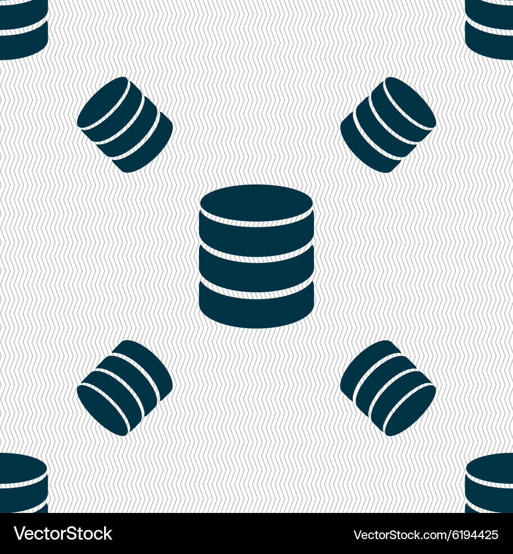 Hard disk and database sign icon flash drive stick vector image