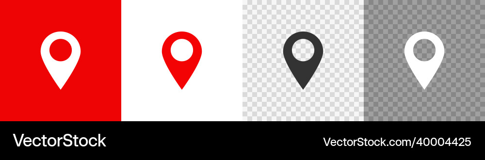 Kartenstift-Symbol im flachen Stil Knopf gps Zeiger Kartenstift-Symbol im flachen Stil Knopf gps Zeiger vektorbild