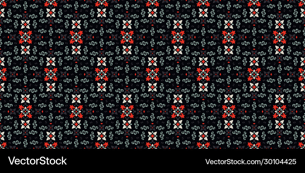 Rectangular seamless bandana print design Rectangular seamless bandana print design Vector Image