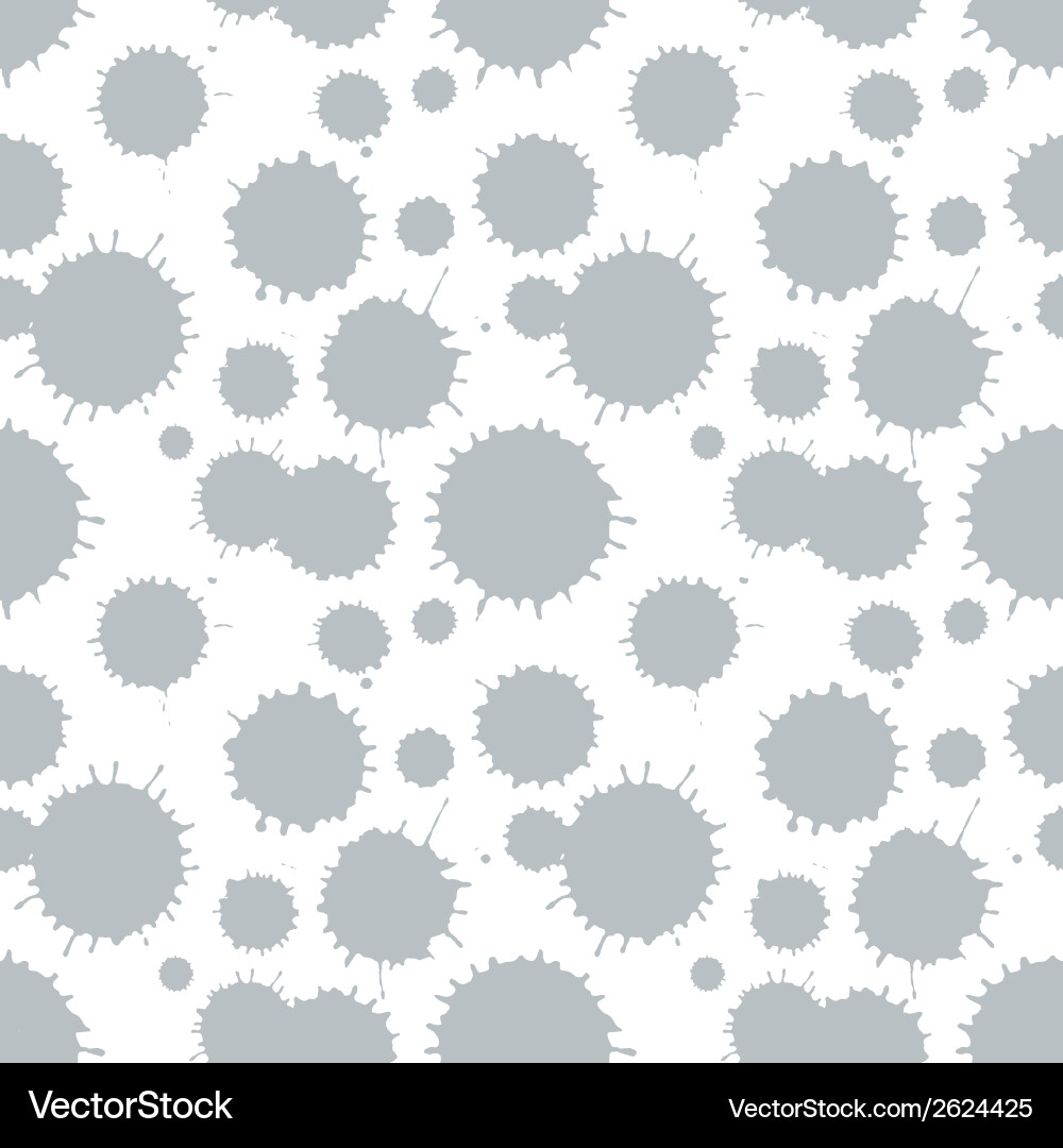 Seamless pattern with painted splash texture vector image