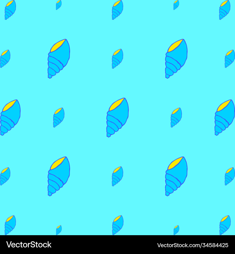 Seashell seamless pattern 30102020a 03 Seashell seamless pattern 30102020a 03 vector image