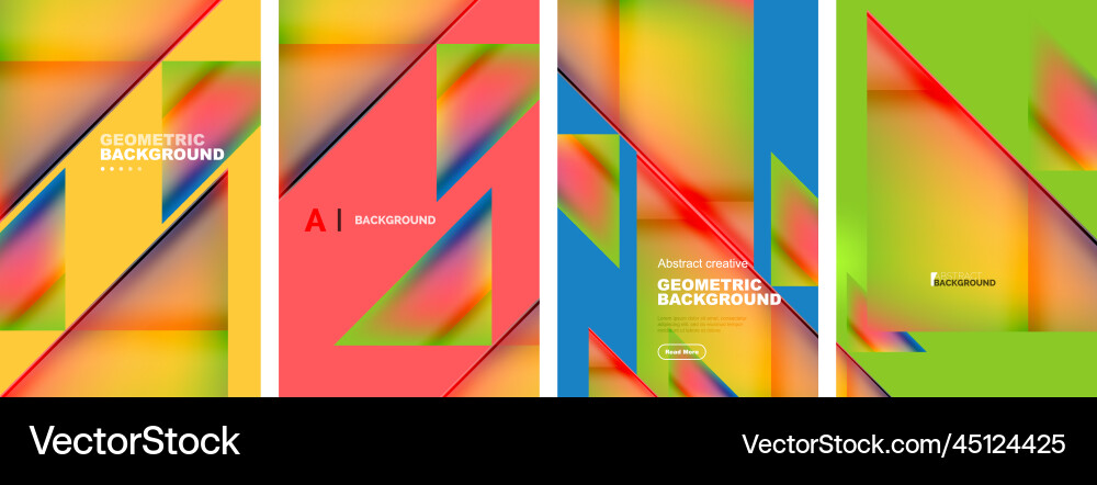 Set of abstract backgrounds - overlapping Set of abstract backgrounds - overlapping Vector Image