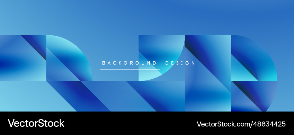 Simple geometric forms - dynamic Vector Image