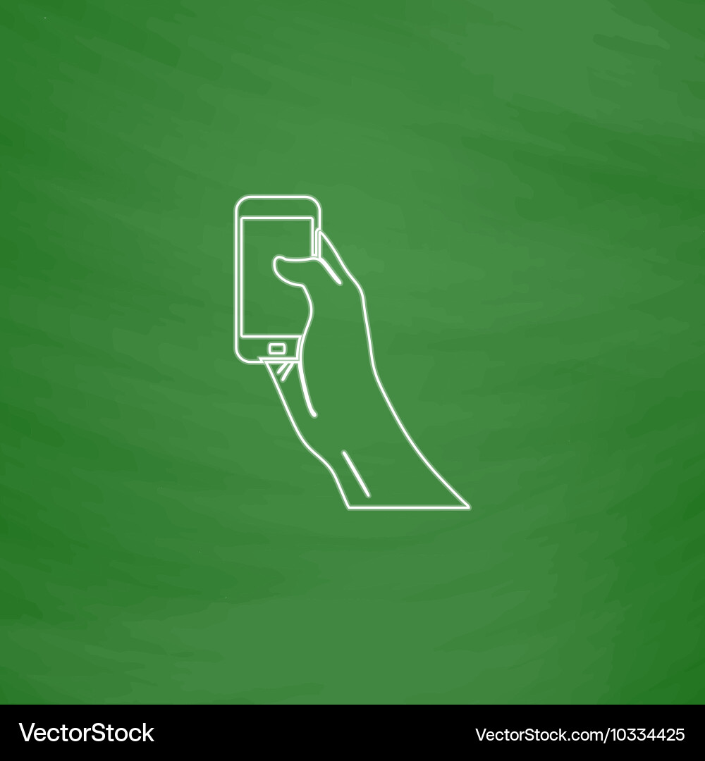 Touch display computer symbol Touch display computer symbol vector image