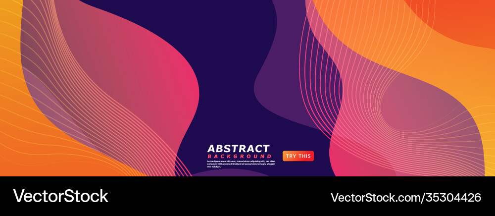 Abstract dynamic colorful background design vector image