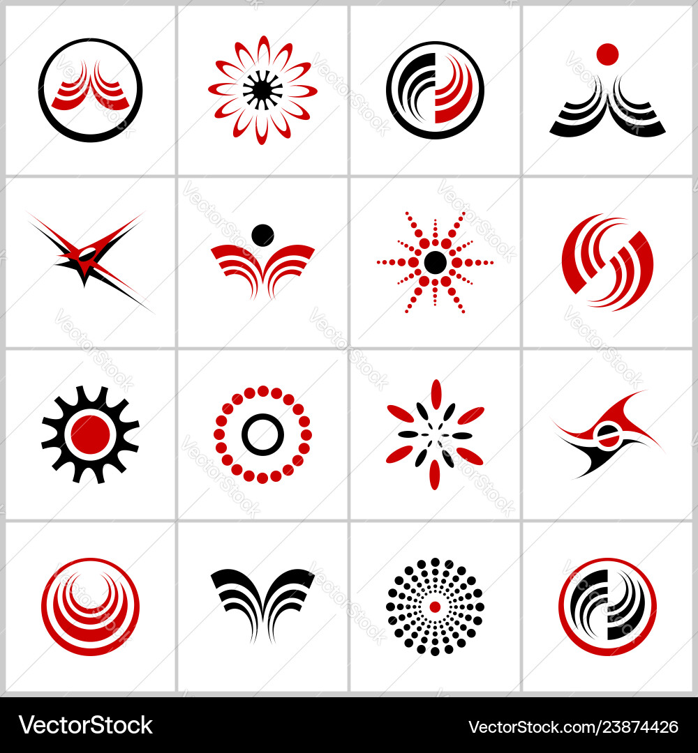 Design elements set Design elements set vector image