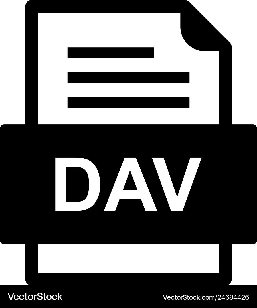 Dev file document icon vector image