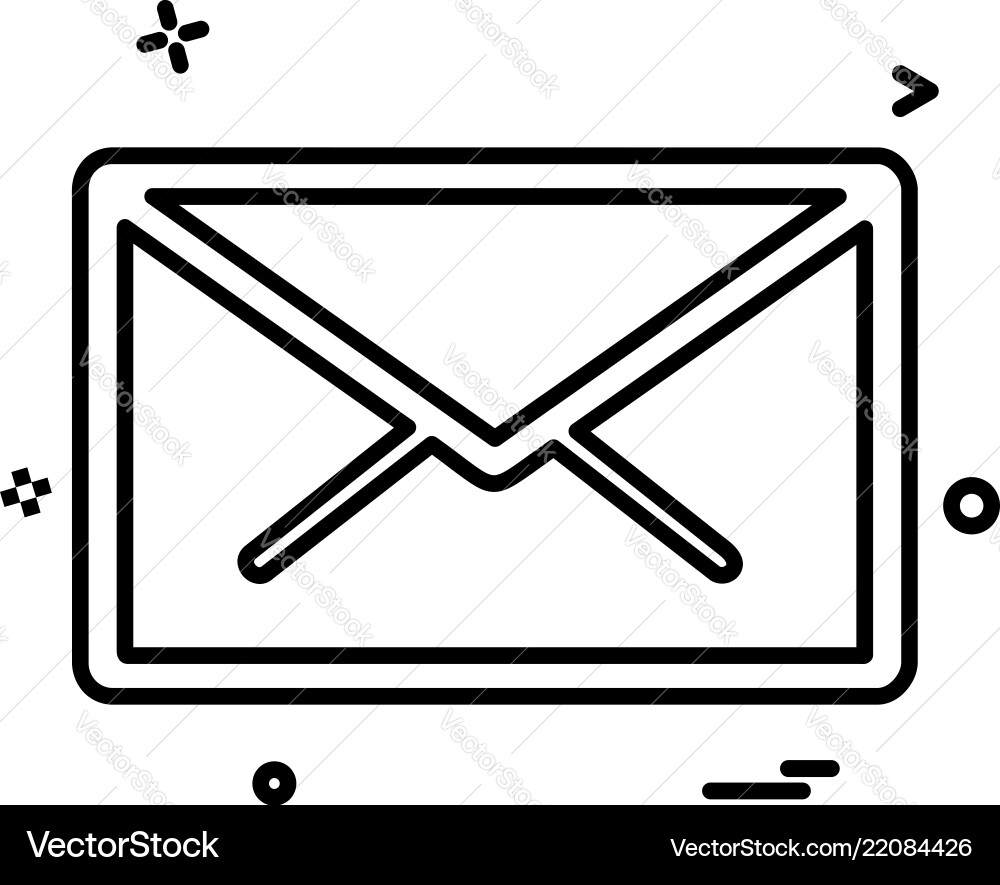 Email icon design Vector Image