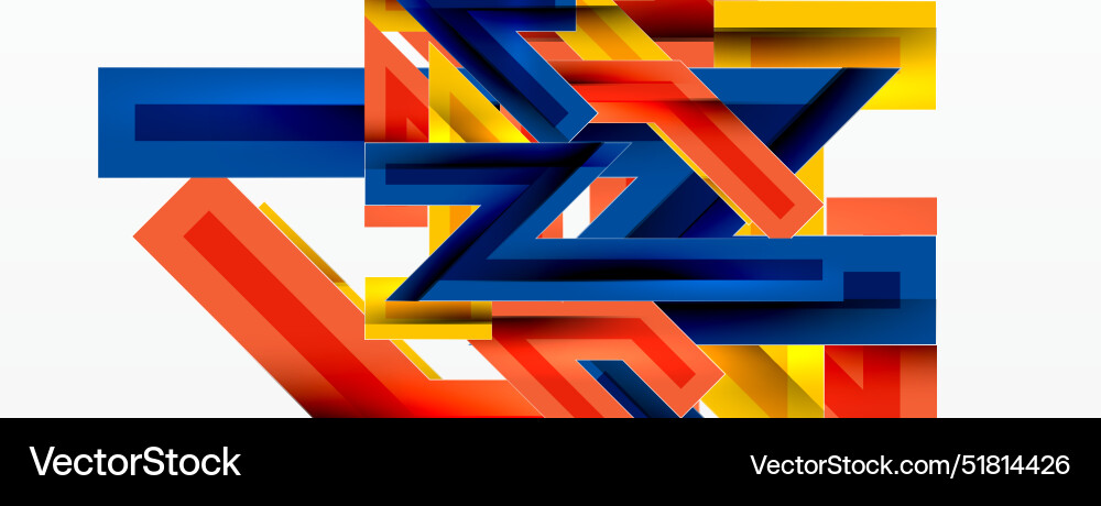 Line zig zag dynamic geometric abstract background Line zig zag dynamic geometric abstract background Vector Image