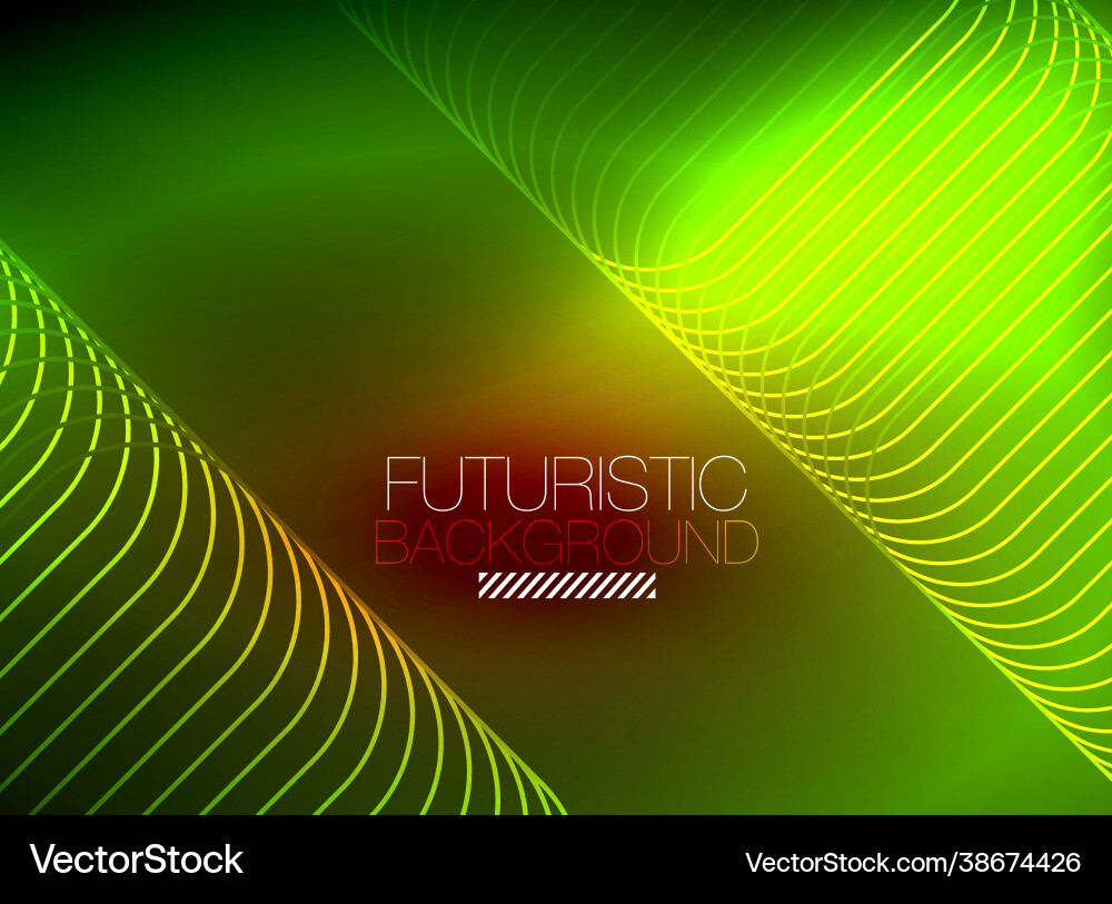 Neon color square shape lines abstract background Neon color square shape lines abstract background vector image