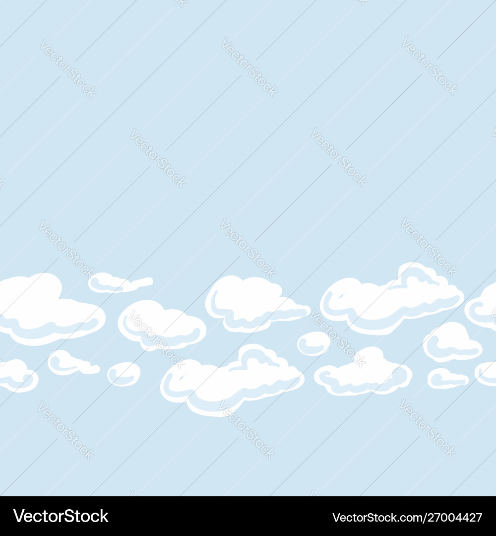 Clouds background seamless pattern for your Clouds background seamless pattern for your vector image