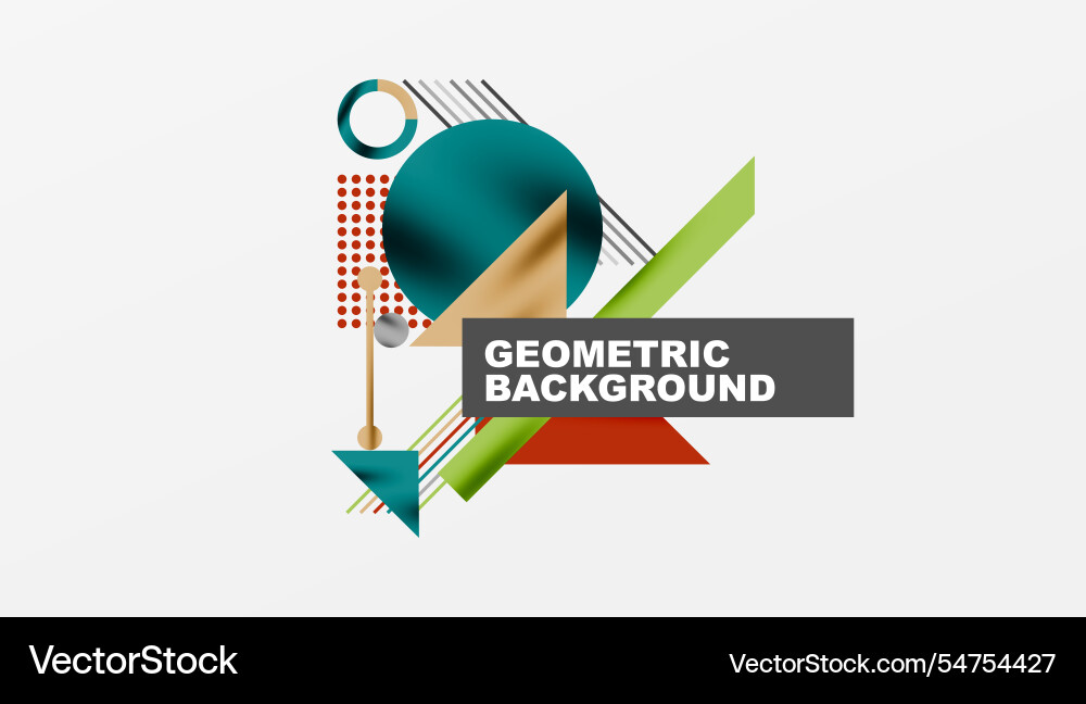 Geometric background showcasing sharp lines vector image