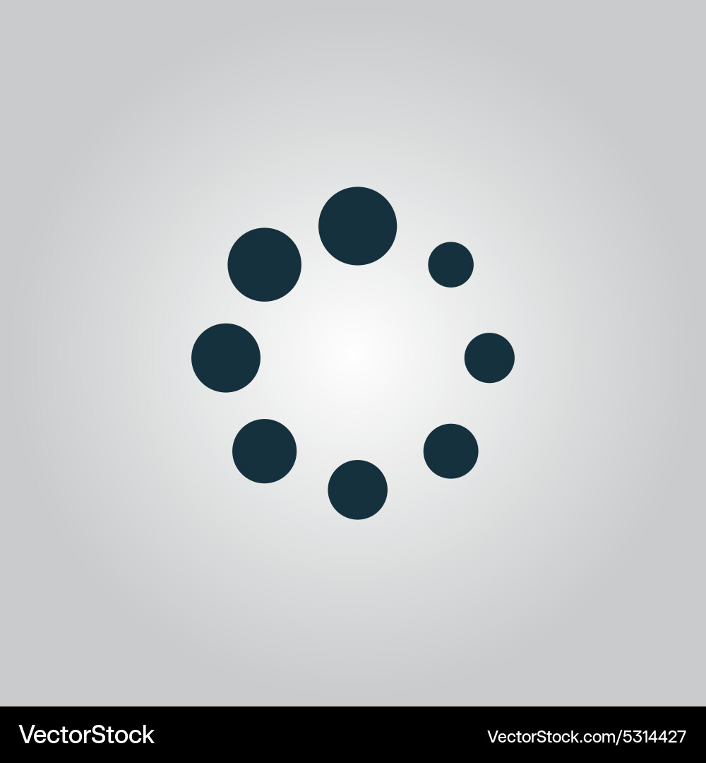 Loading streaming buffering play go please vector image