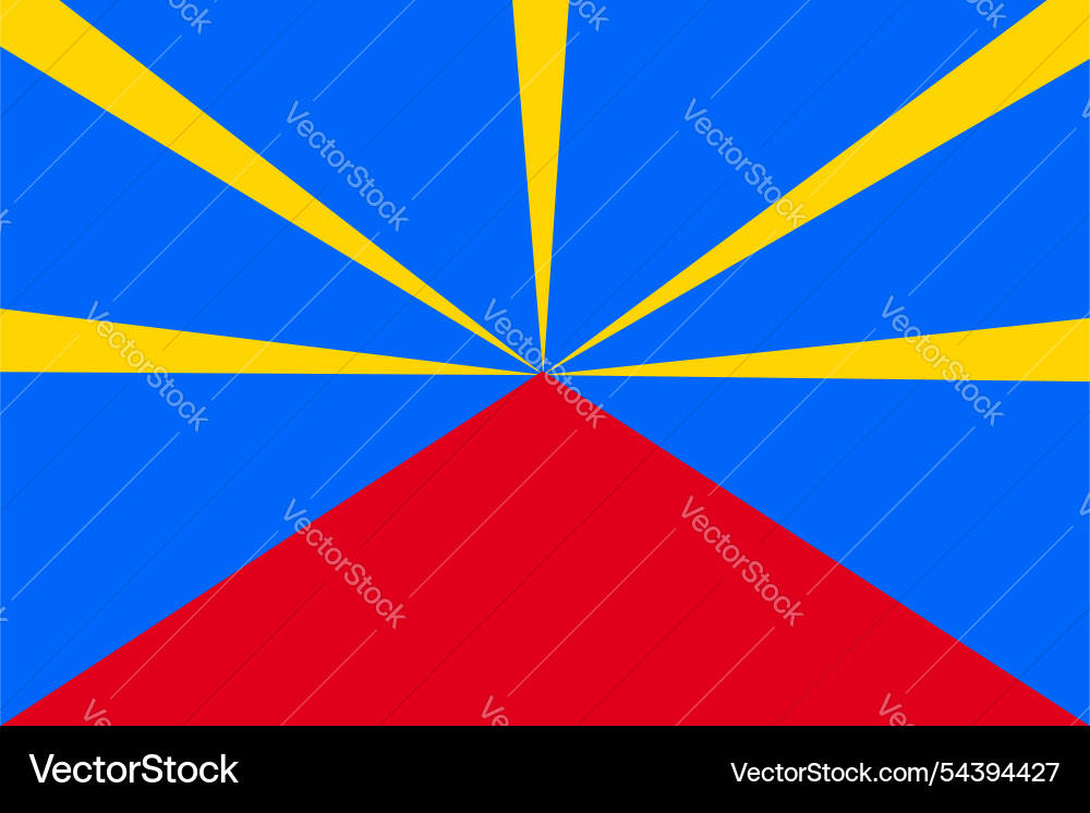 Reunion flag pattern background Vector Image