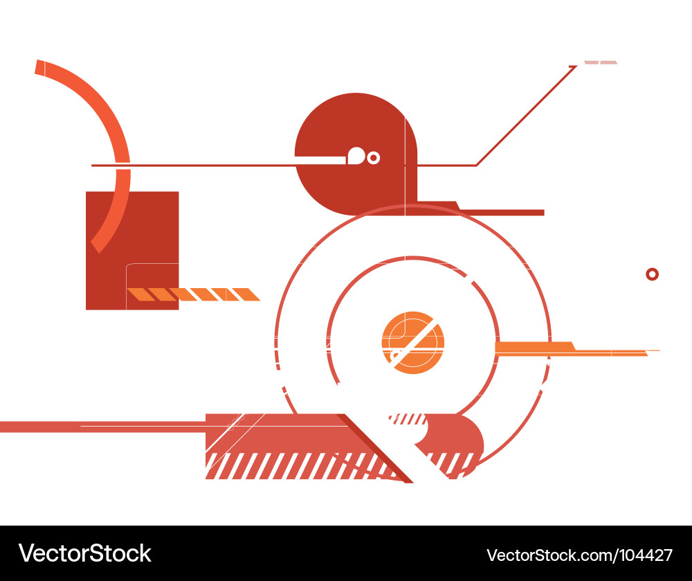 Techno Grid Background Vector Image