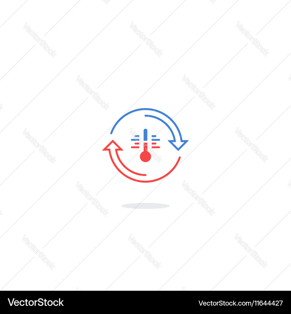 Temperature Control Icon – Royalty-Free Vector | VectorStock