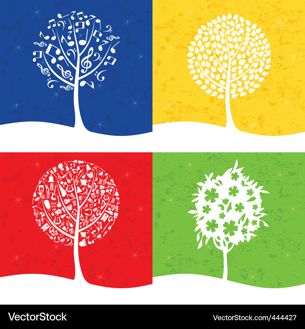 Tree7 vector image