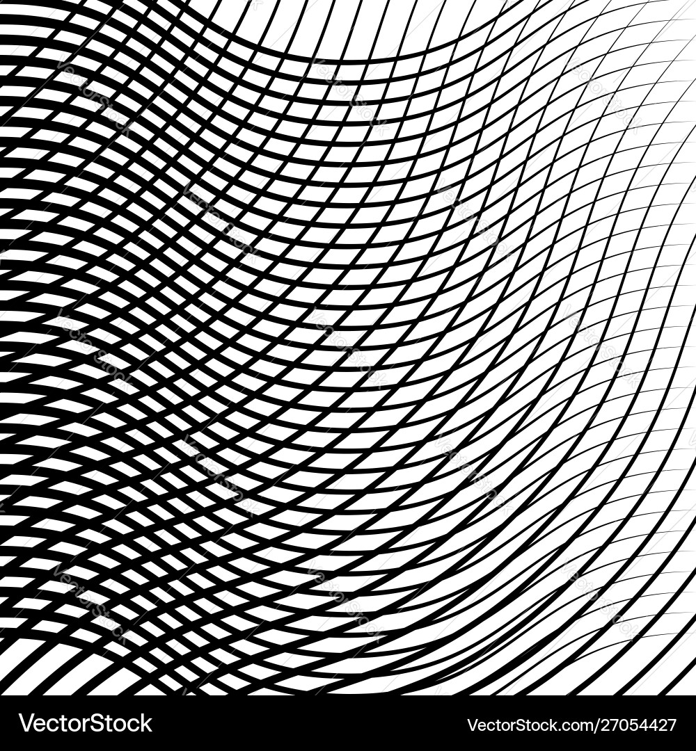 Wavy waving zigzag lines crosshatch grid mesh Wavy waving zigzag lines crosshatch grid mesh vector image