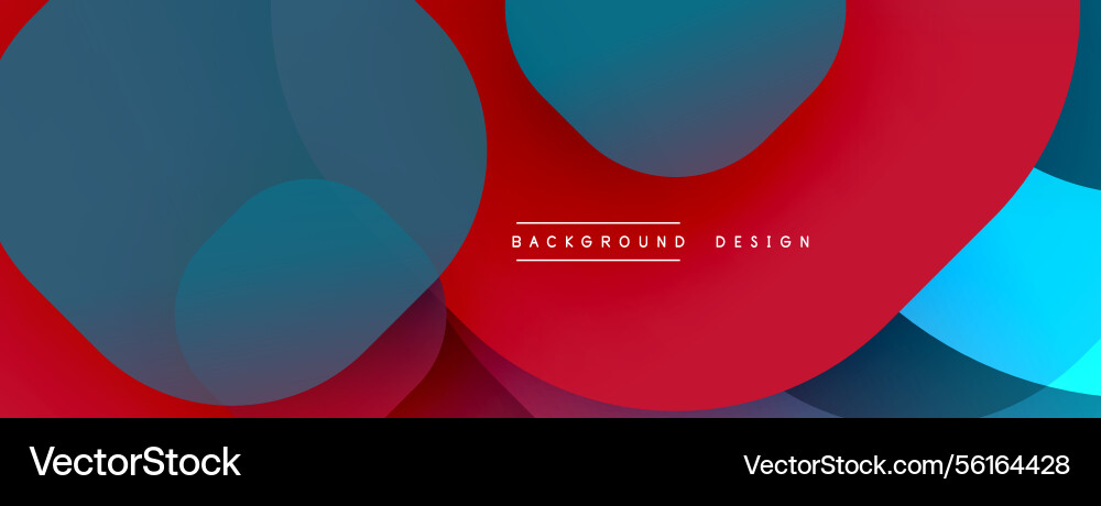 Abstract design overlapping circles create Abstract design overlapping circles create Vector Image