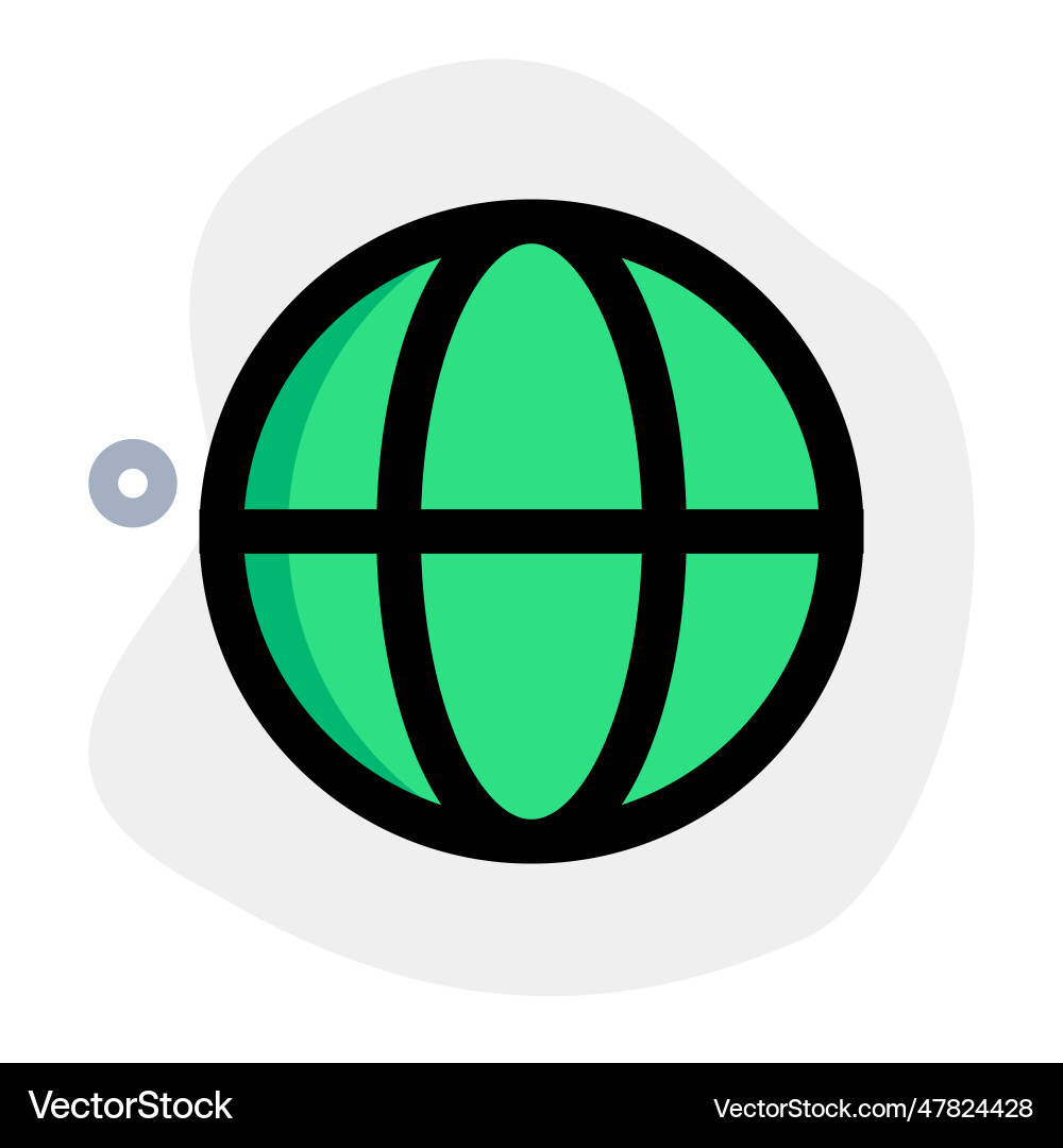 Internet a global network system Vector Image