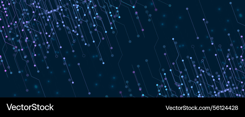 Neural network and data science technology Neural network and data science technology vector image