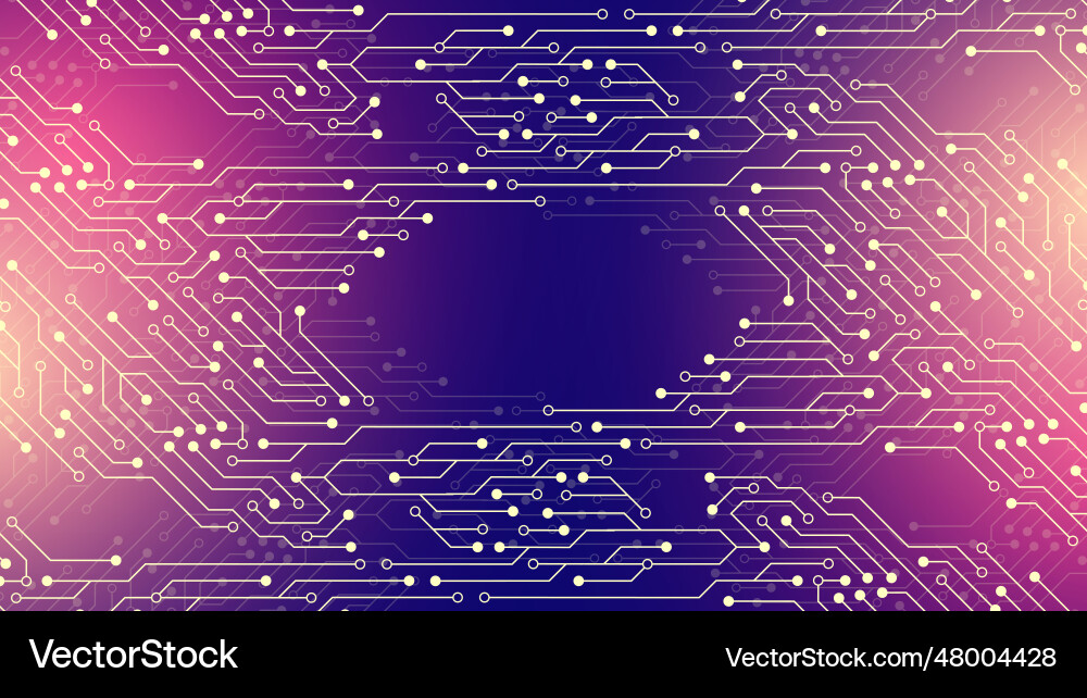 Quantum computing concept deep learning Quantum computing concept deep learning vector image
