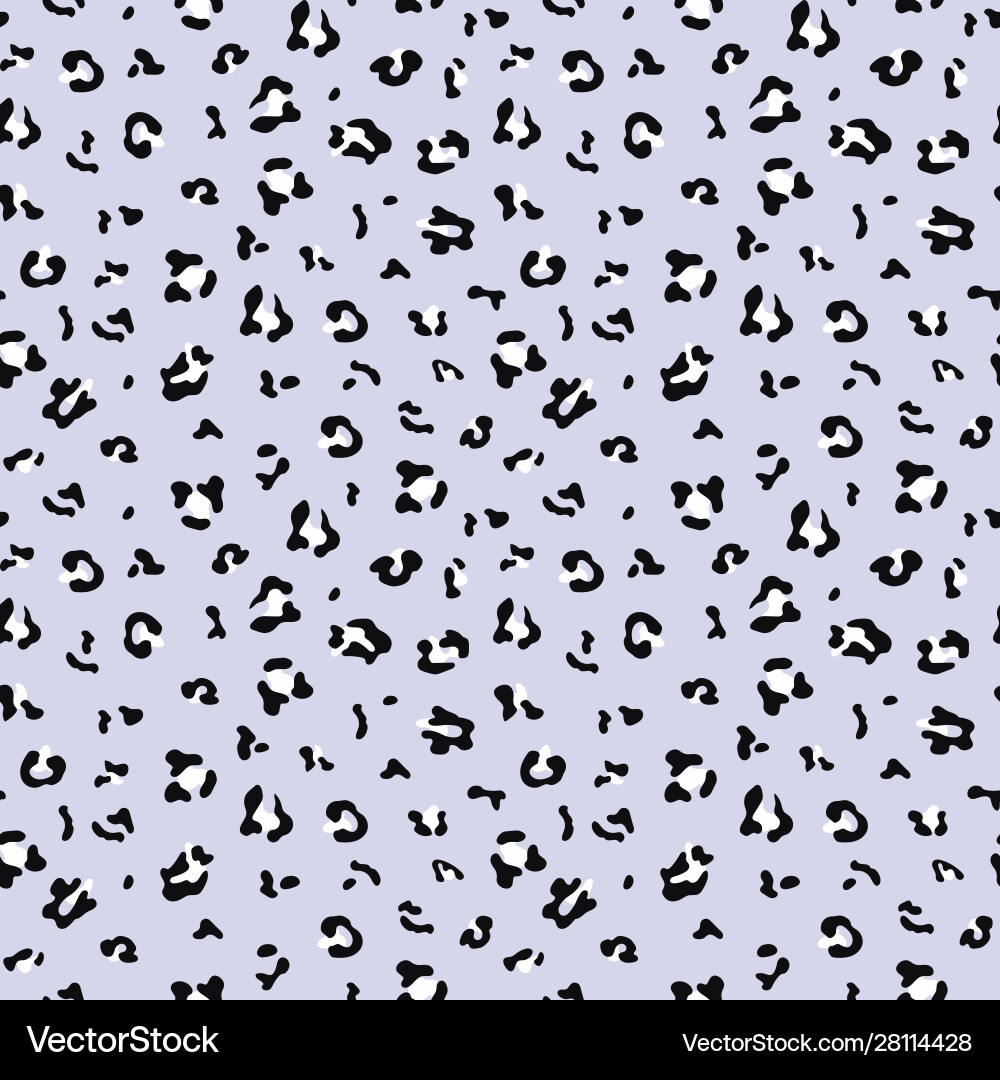 Seamless leopard pattern print Vector Image